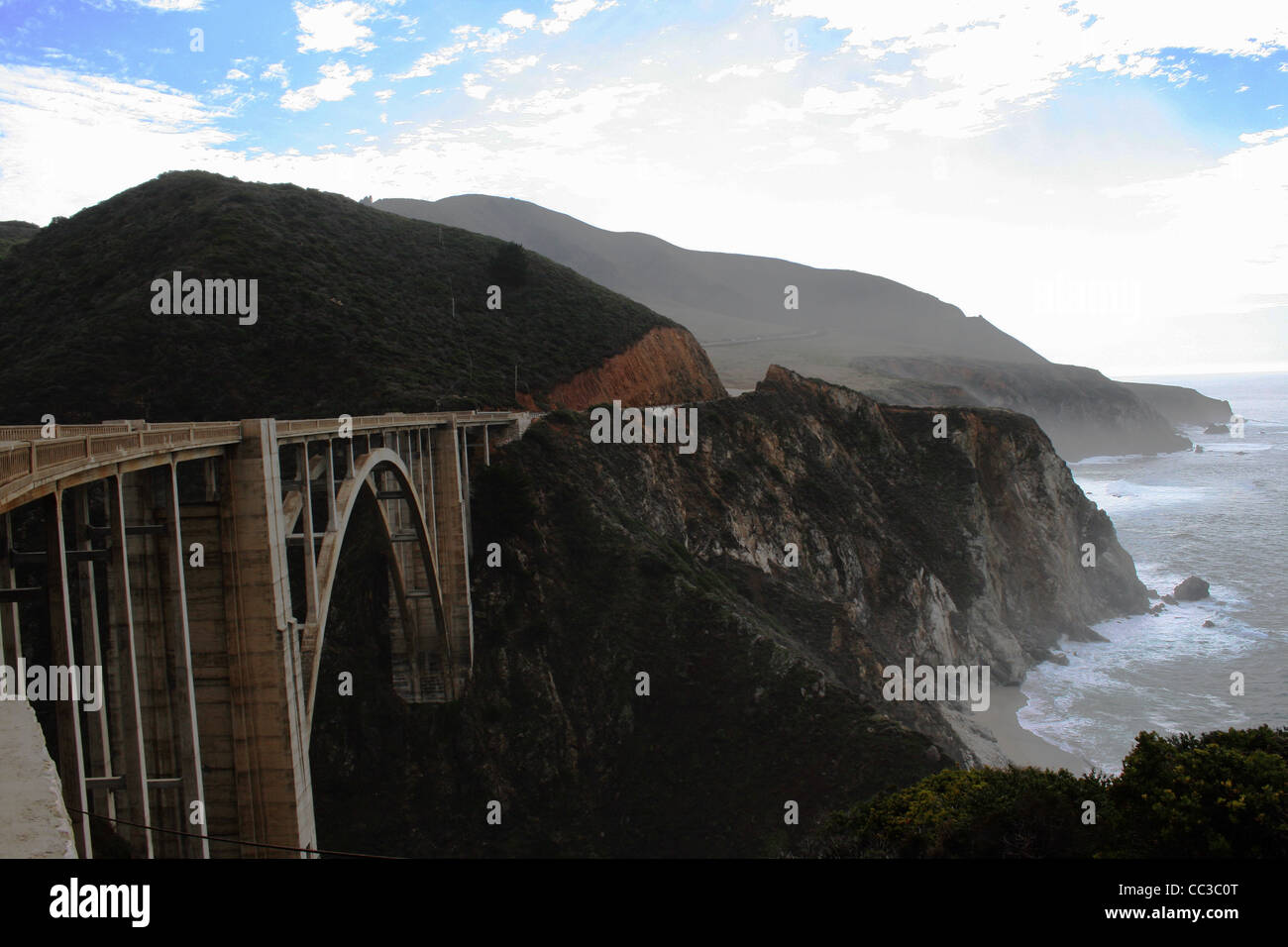 Bixby bridge, CA Stock Photo