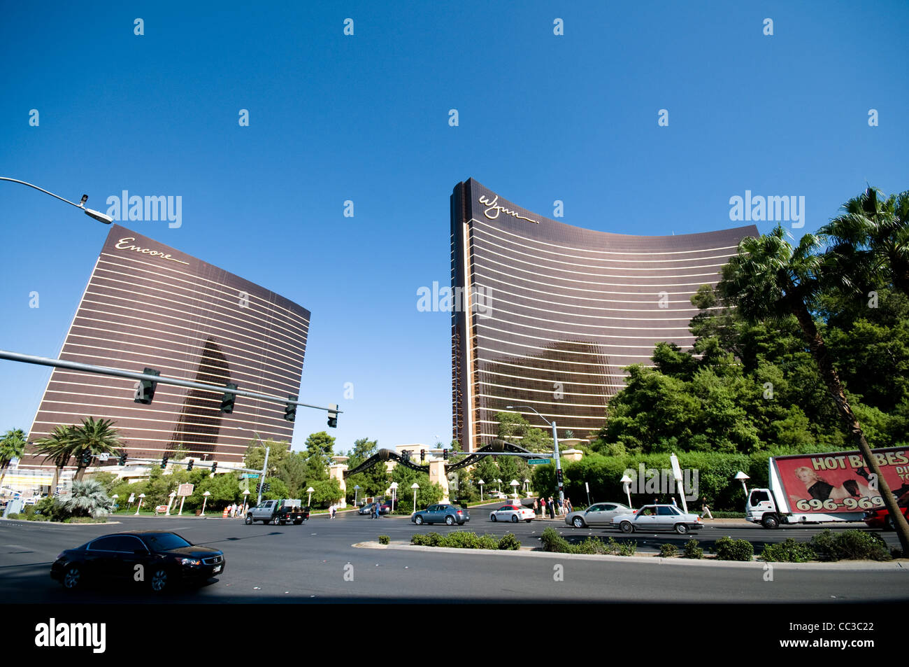 Wynn and Encore Hotel and Casino, Las Vegas Stock Photo