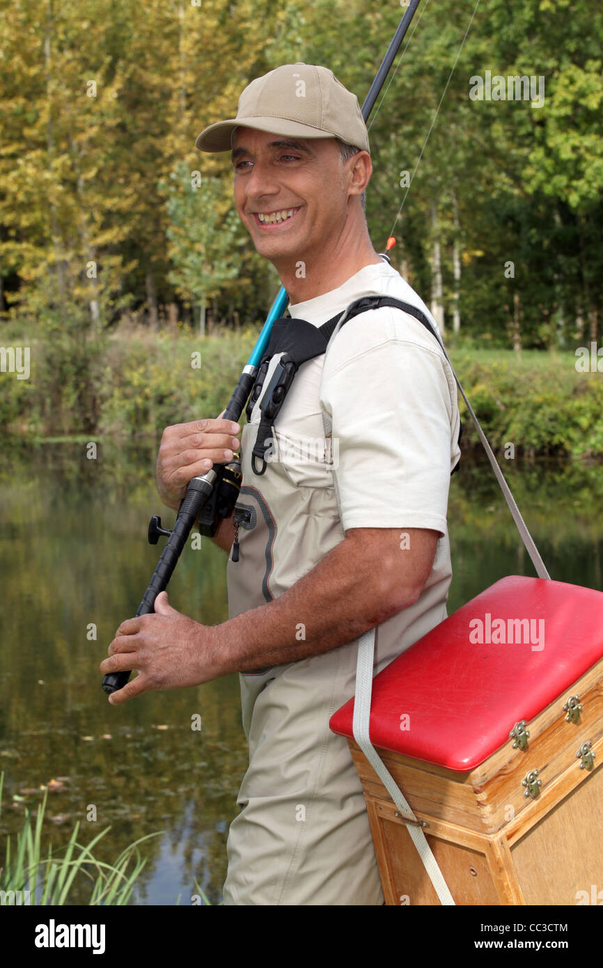 fisherman and equipment Stock Photo Alamy