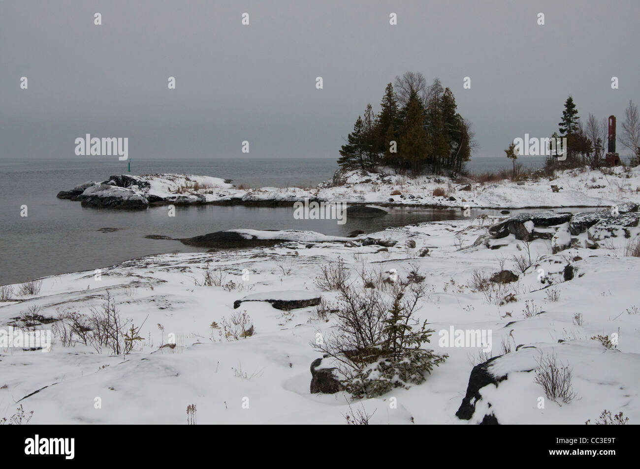 Looking out into Lake Huron, South Baymouth, Manitoulin Island, Ontario Stock Photo Alamy