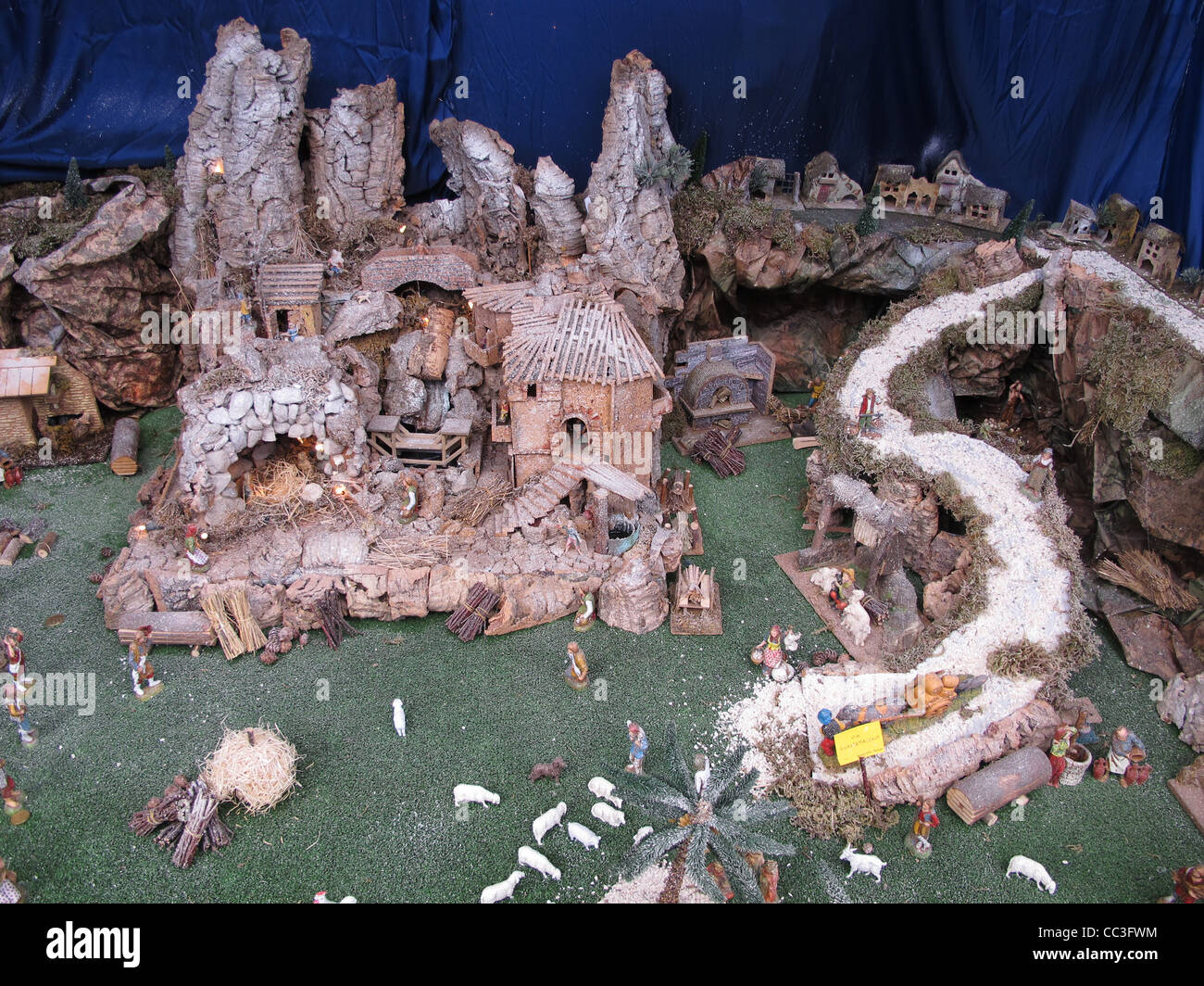 jesus christ nativity scene in rome, italy Stock Photo Alamy