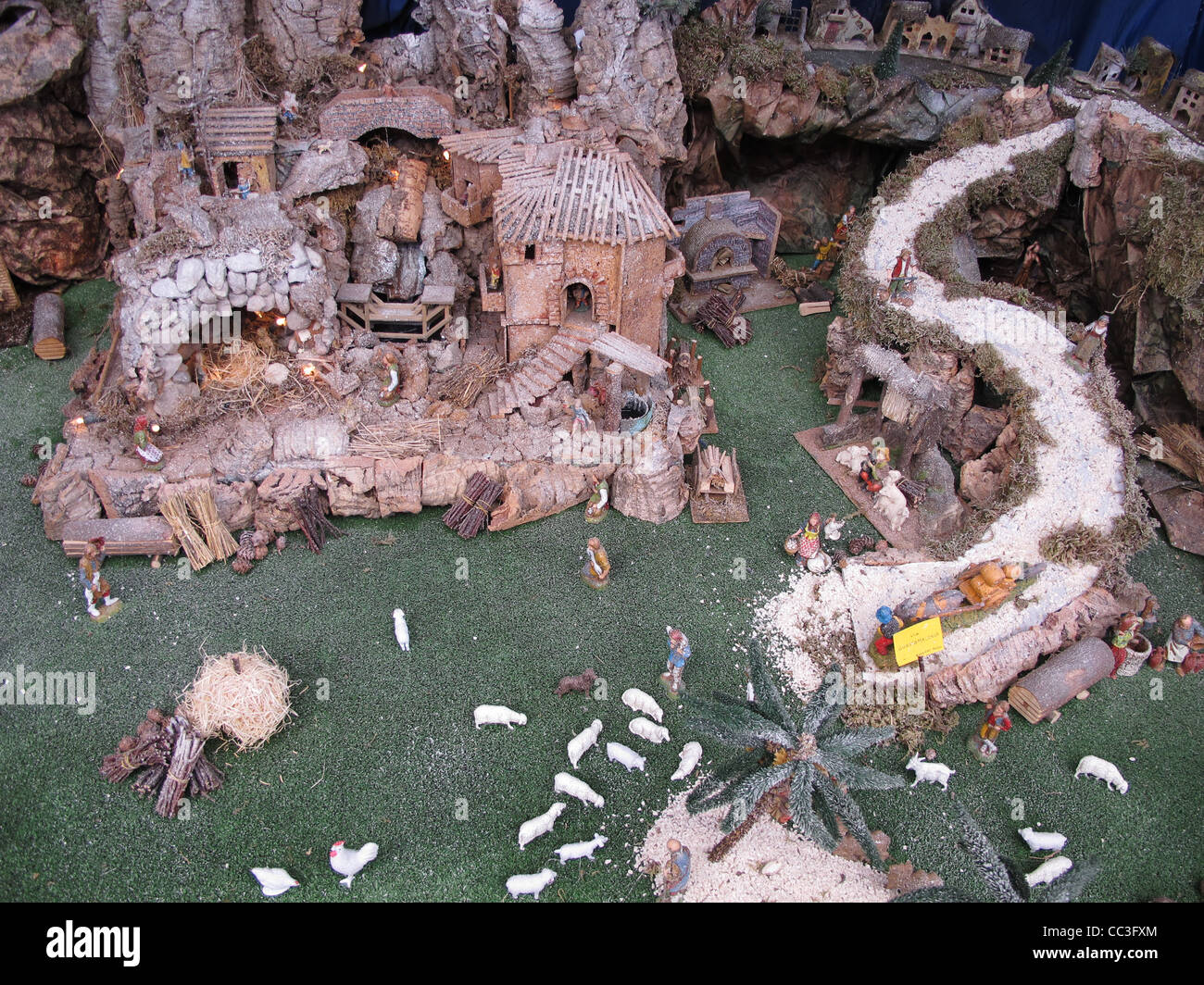 jesus christ nativity scene in rome, italy Stock Photo Alamy