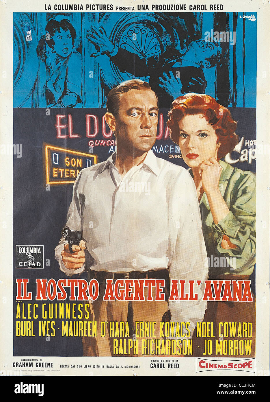 Film Posters: Our Man In Havana 1959 Director Carol Reed Stock Photo