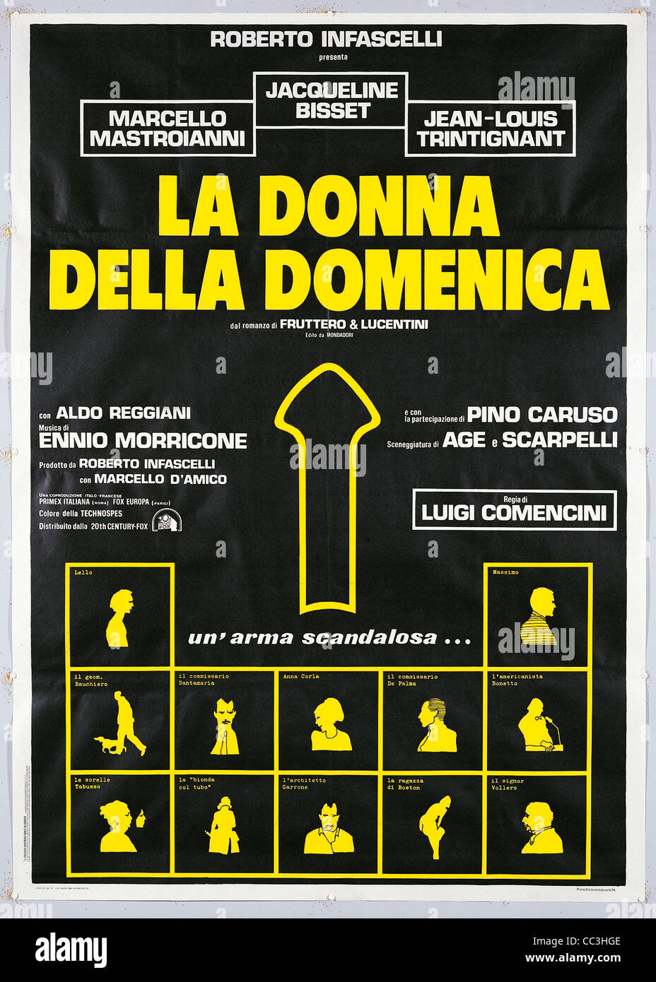 Manifesto, Cinema, 20th Century. he Woman In The Sunday, 1975. Directed By Luigi Comencini. Stock Photo