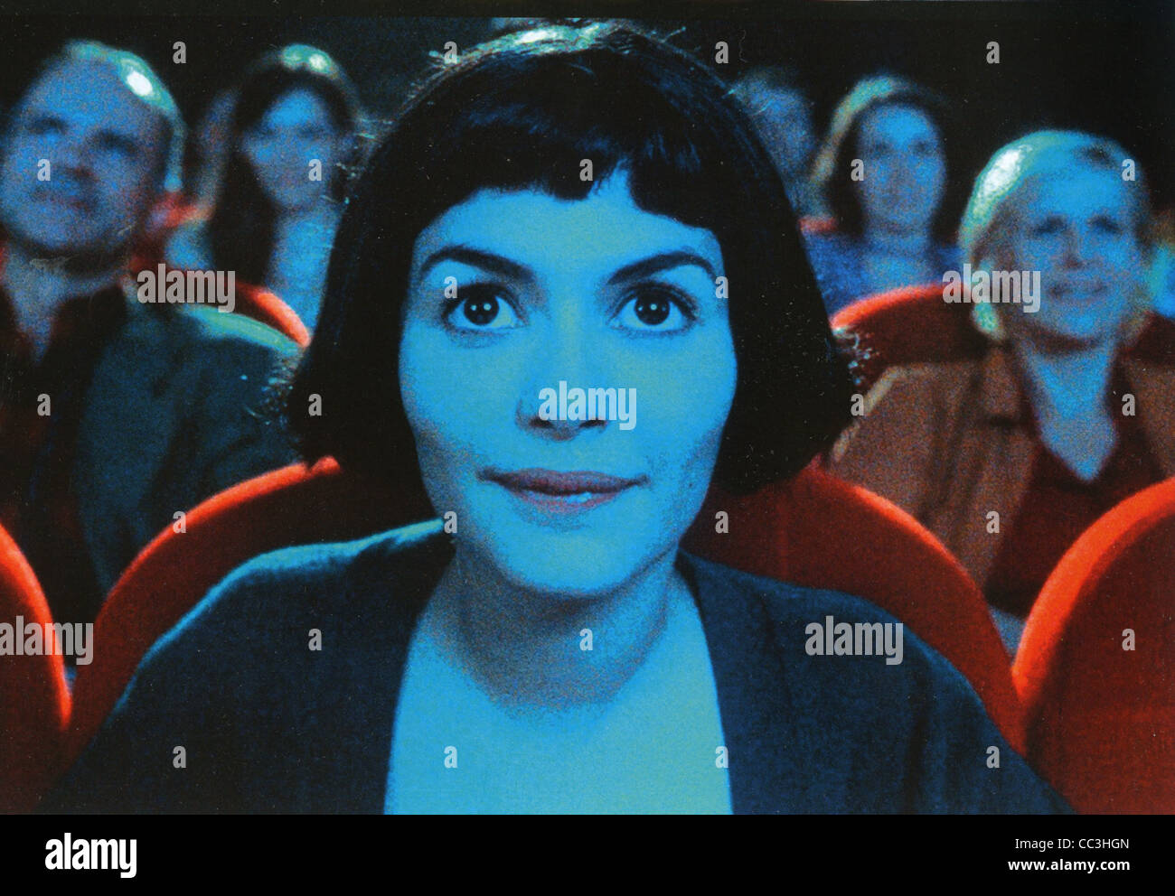 AMELIE  2001 France 3/Studio Canal film with Audrey Tautou Stock Photo