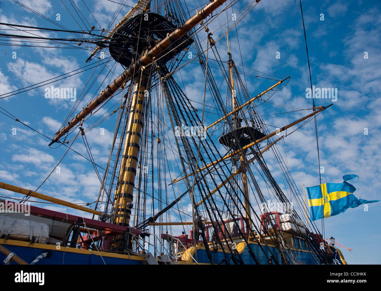 Old sailship Stock Photo