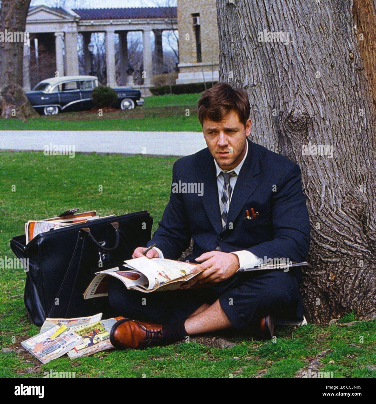 A BEAUTIFUL MIND  2001 Universal/Dreamworks film with Russell Crowe Stock Photo