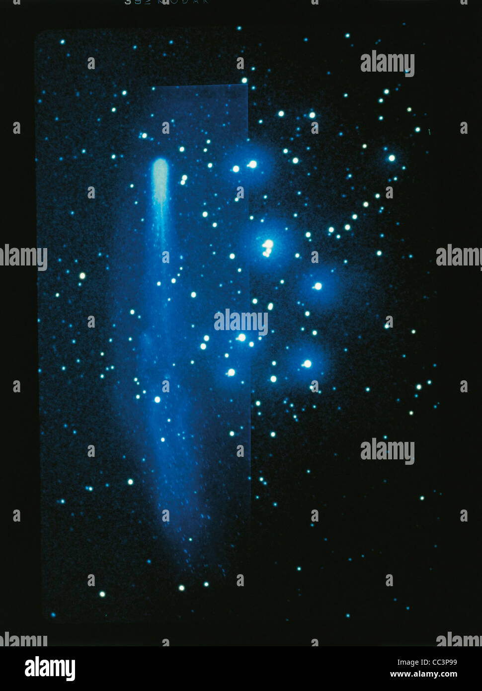 Astronomy: Comet Halley Stock Photo
