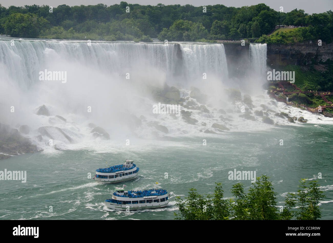 Canada, Ontario, Niagara Falls. Famous attraction along the Niagara