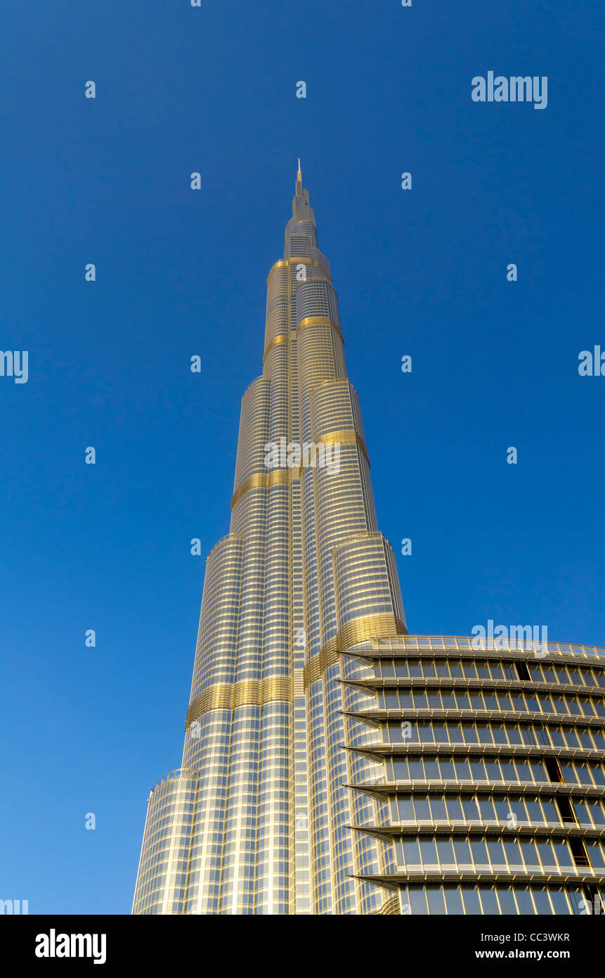 UAE, Dubai, Burj Khalifa Stock Photo