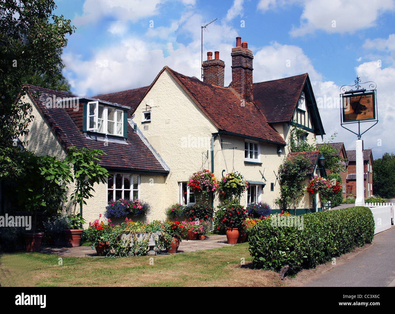 The Polecat Country Pub and  Inn at Prestwood, Bucks, UK Stock Photo