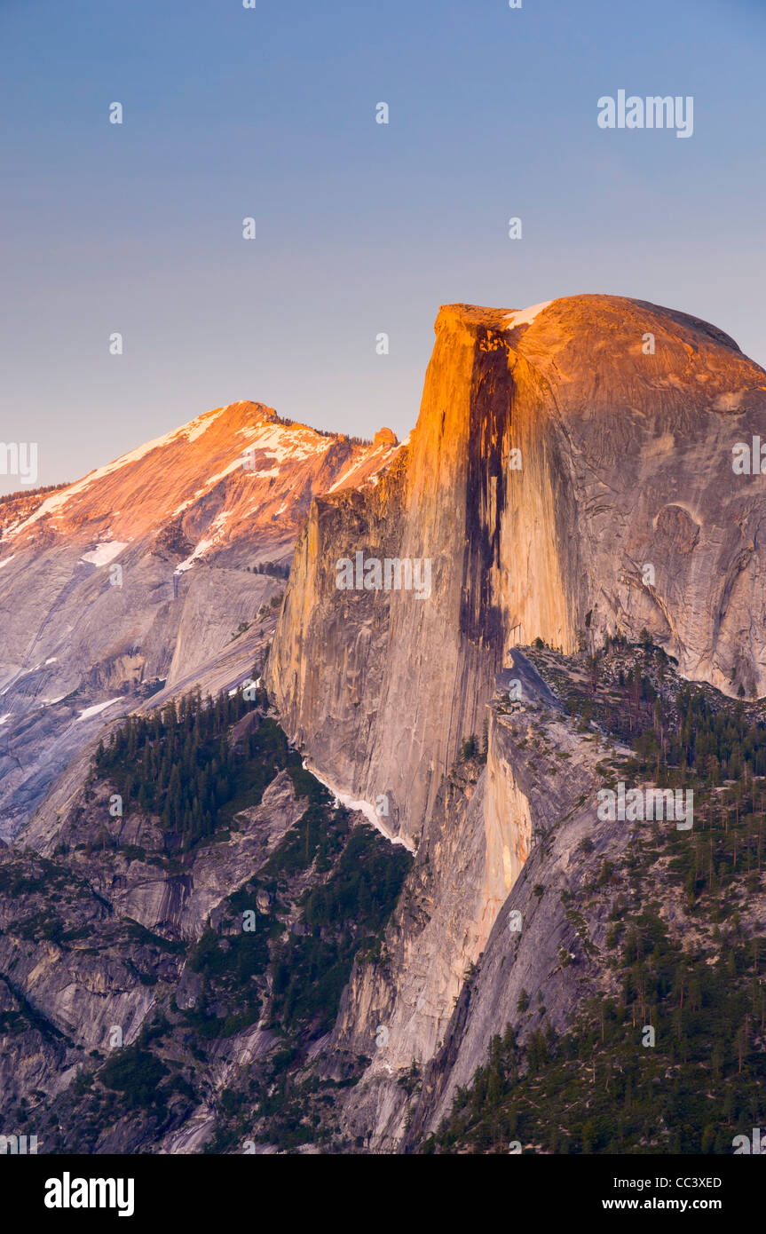 USA, California, Yosemite National Park, Half Dome from Glacier Point Stock Photo