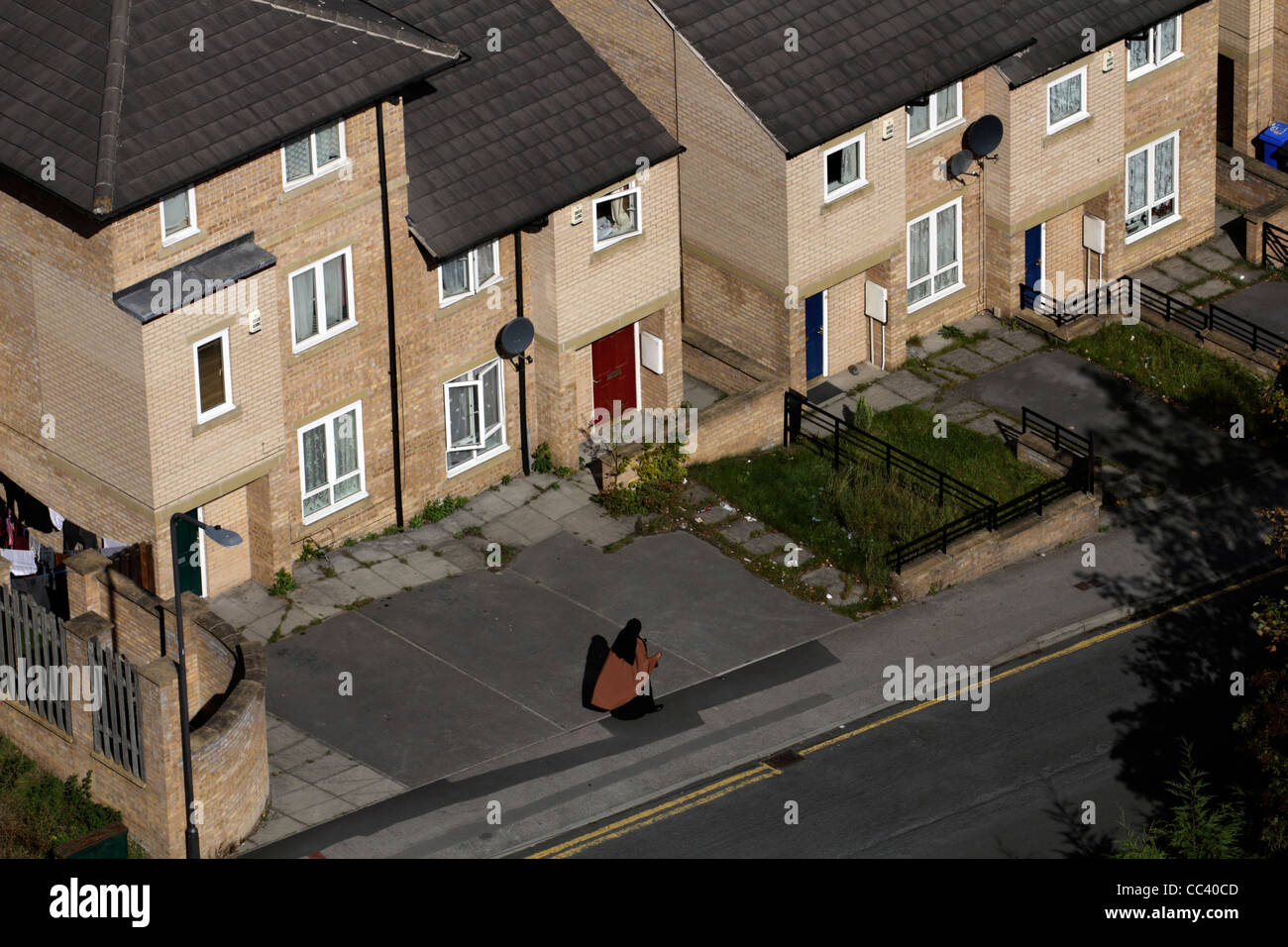 council housing in Sheffield city   South Yorkshire  England Stock Photo