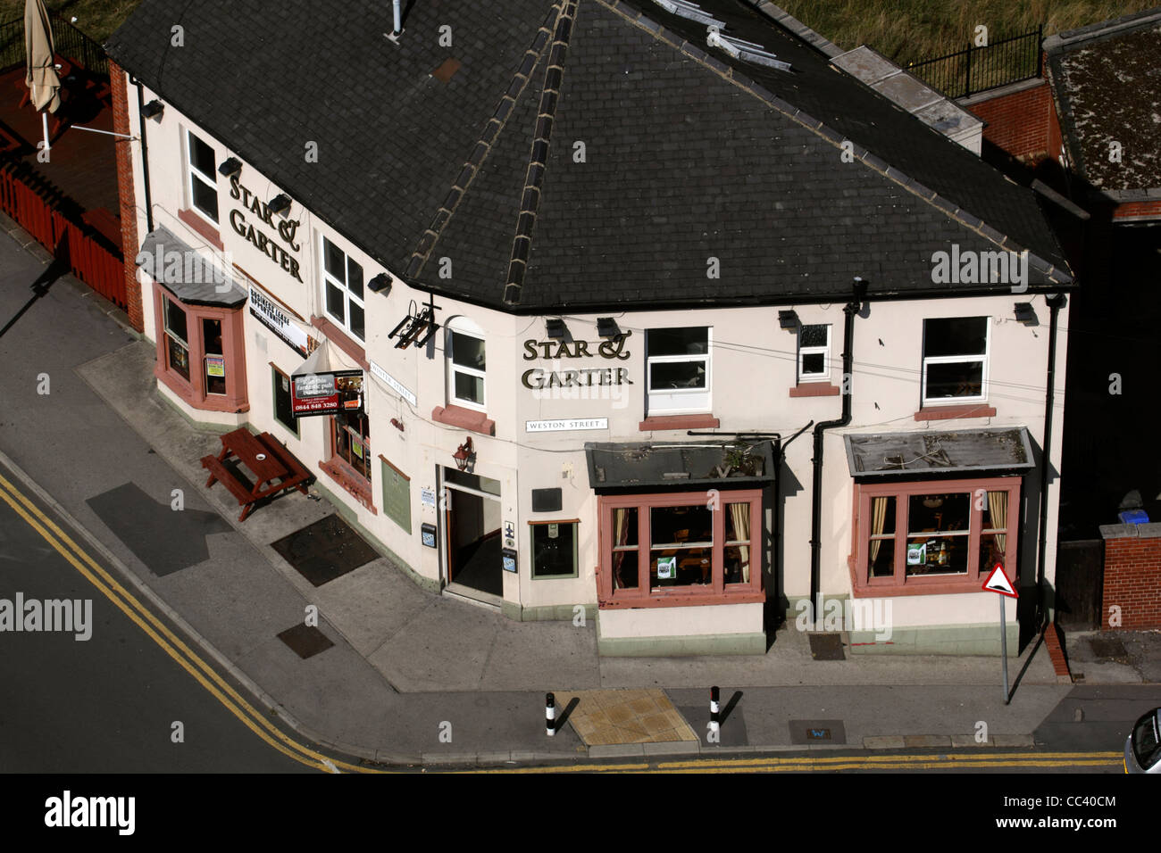 Star and Garter public house in  Sheffield city South Yorkshire  England Stock Photo