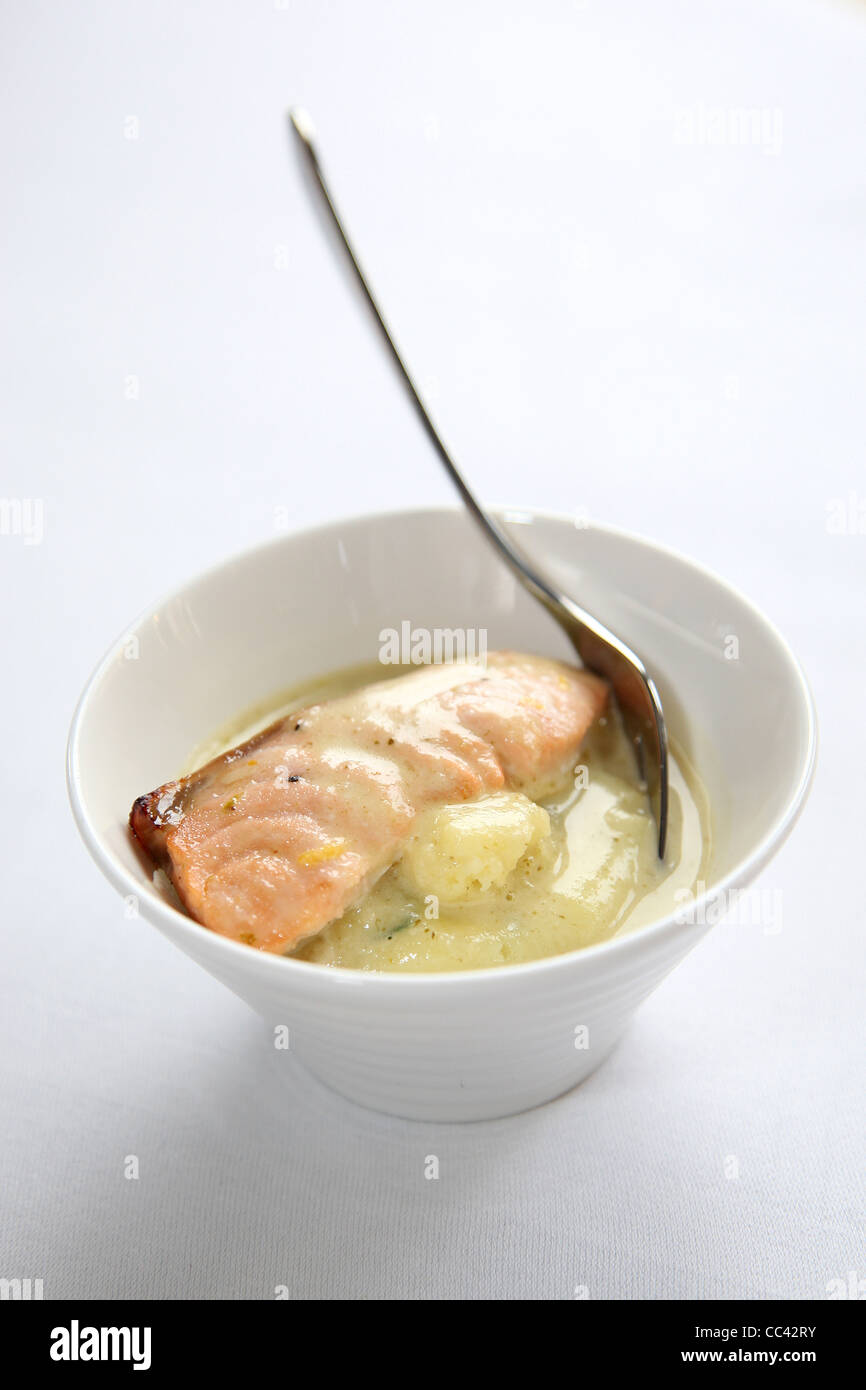 A Salmon Dish Stock Photo - Alamy