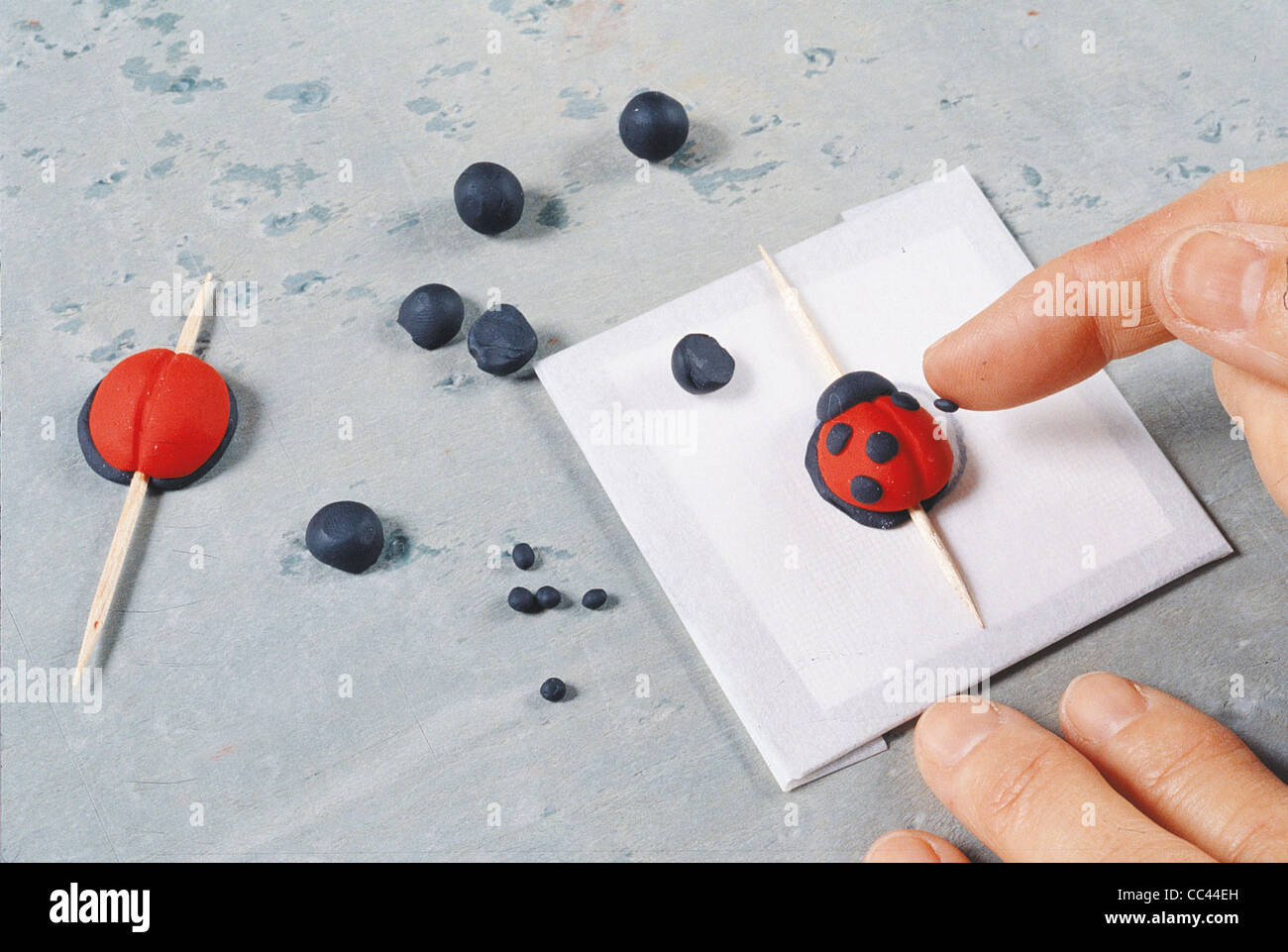 Hair band with ladybugs in fimo hi-res stock photography and images - Alamy