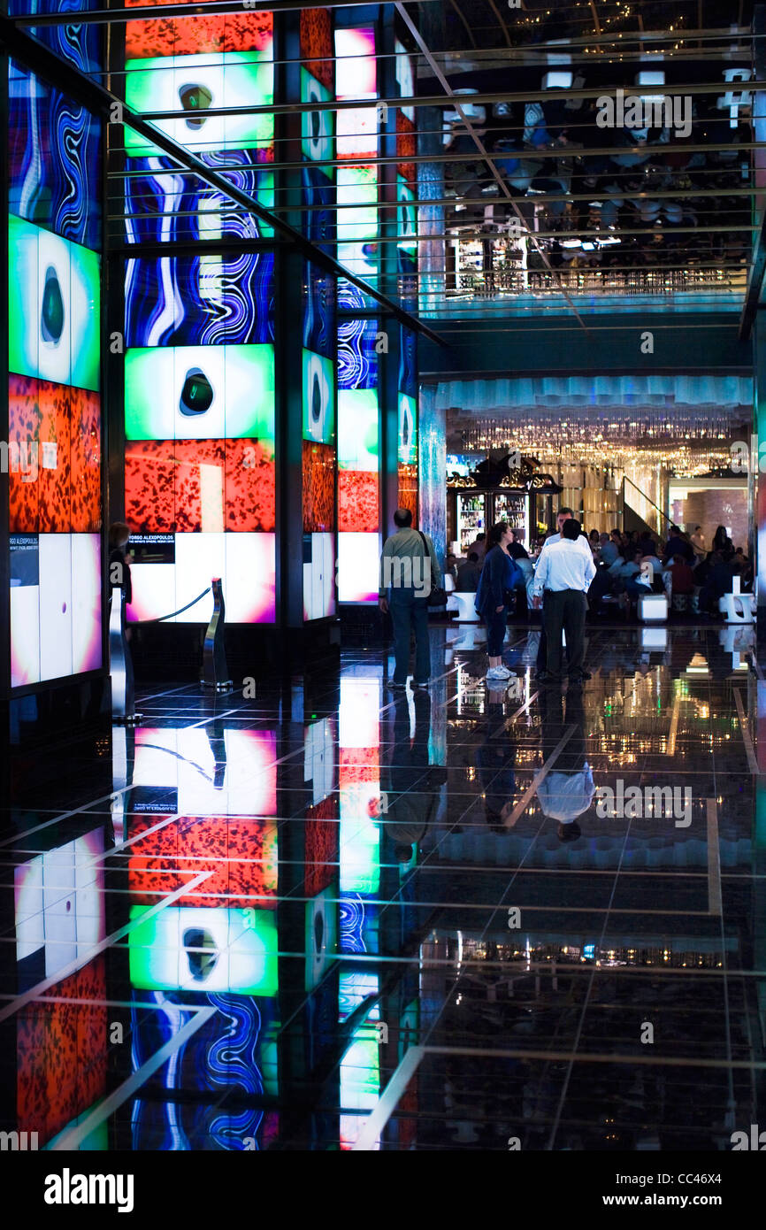 Lobby Detail With Wall Video Screens High Resolution Stock Photography And Images Alamy