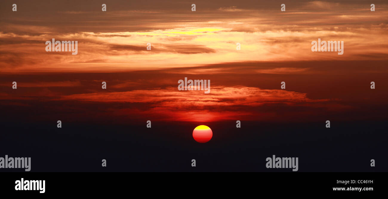Sunset sky Stock Photo - Alamy