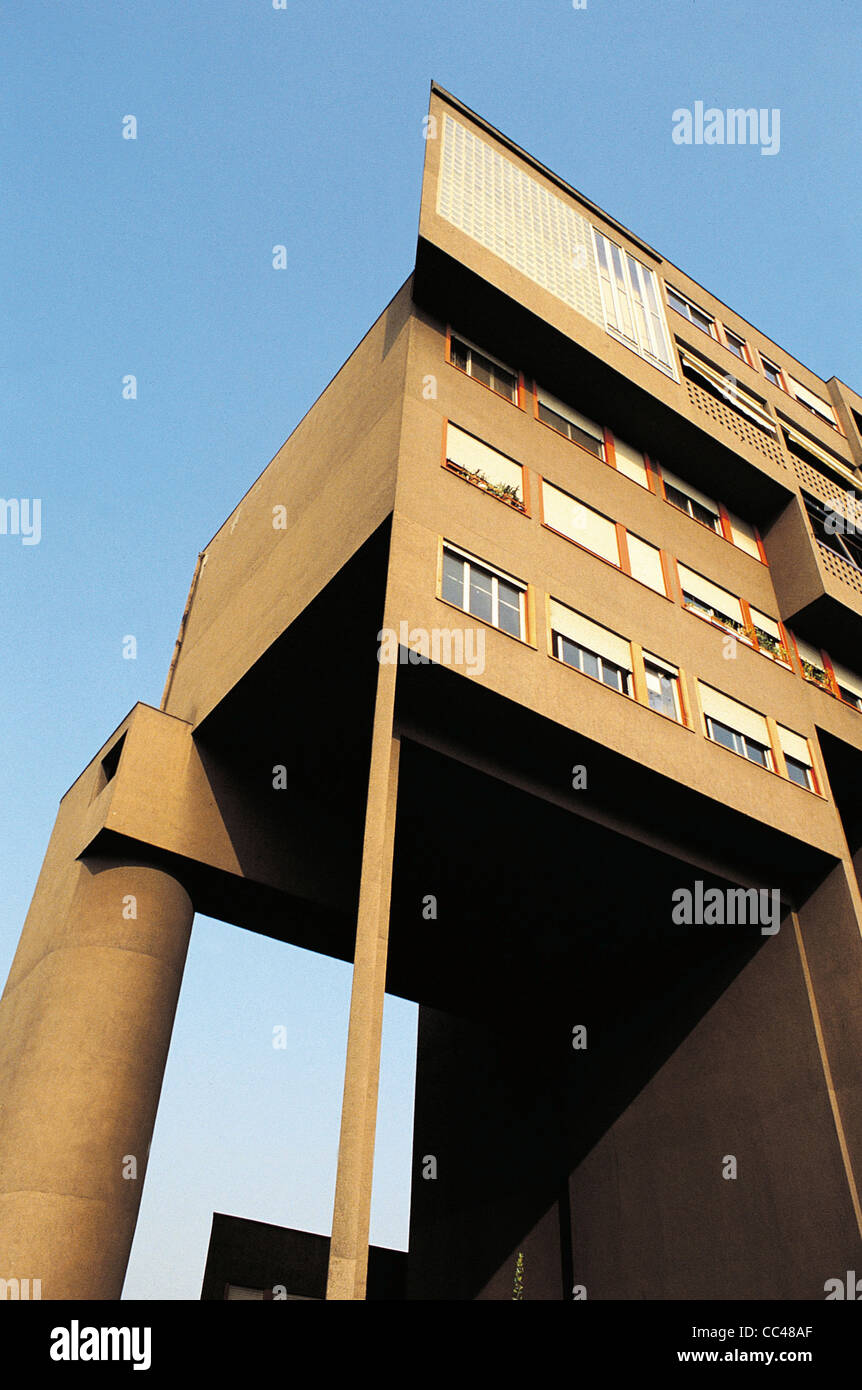 Milan Lombardy Unit 'In Residential Complex Monte Amiata (Architect Stock  Photo - Alamy