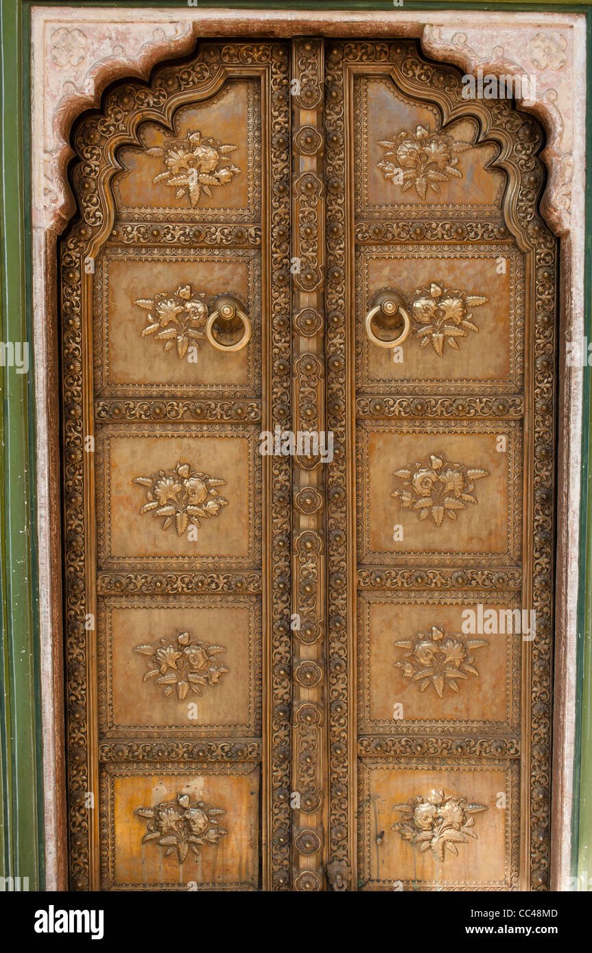 peacock door high resolution stock photography and images alamy