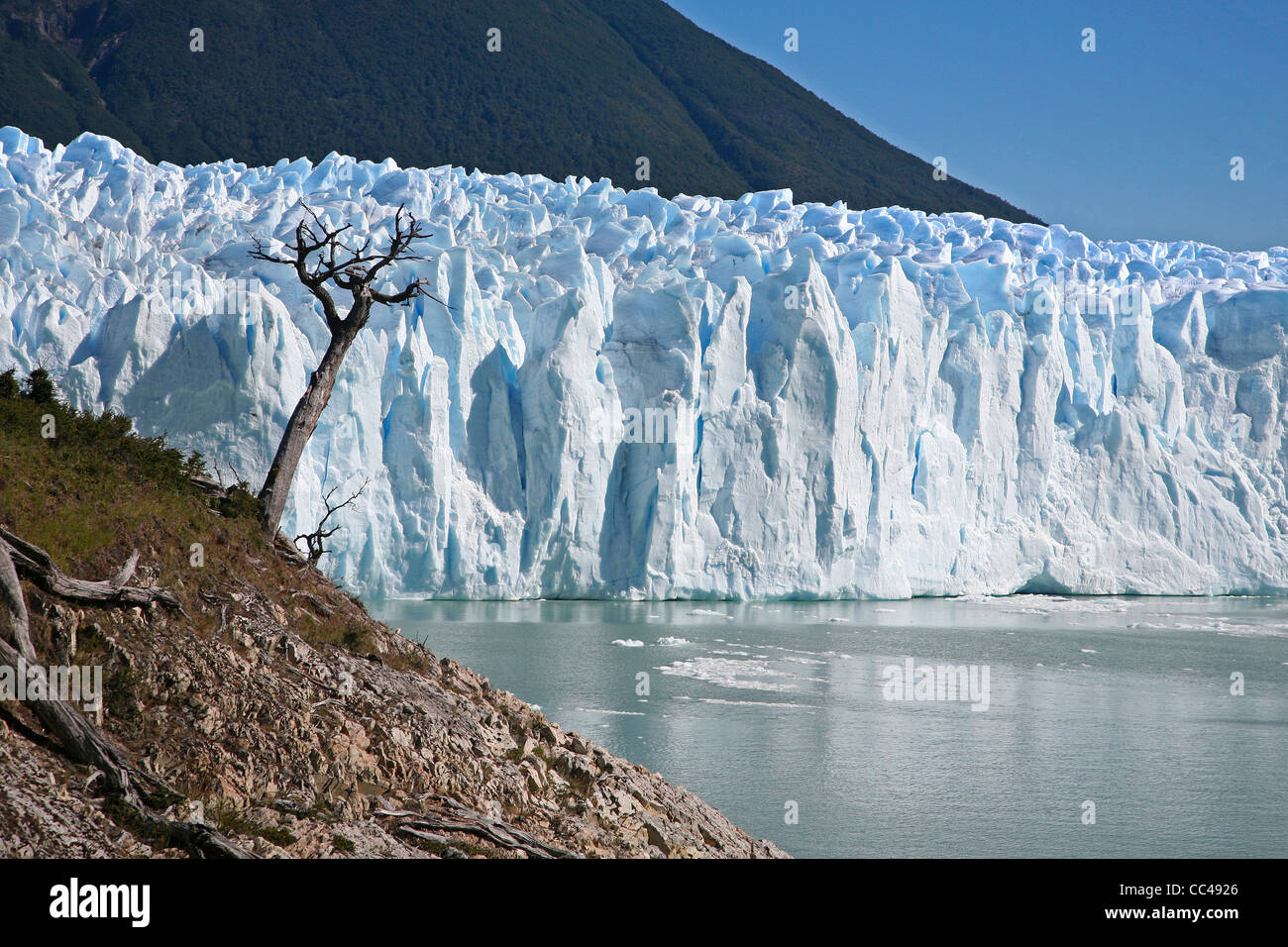Perito Moreno glacier in the Los Glaciares National Park, Patagonia, Argentina Stock Photo