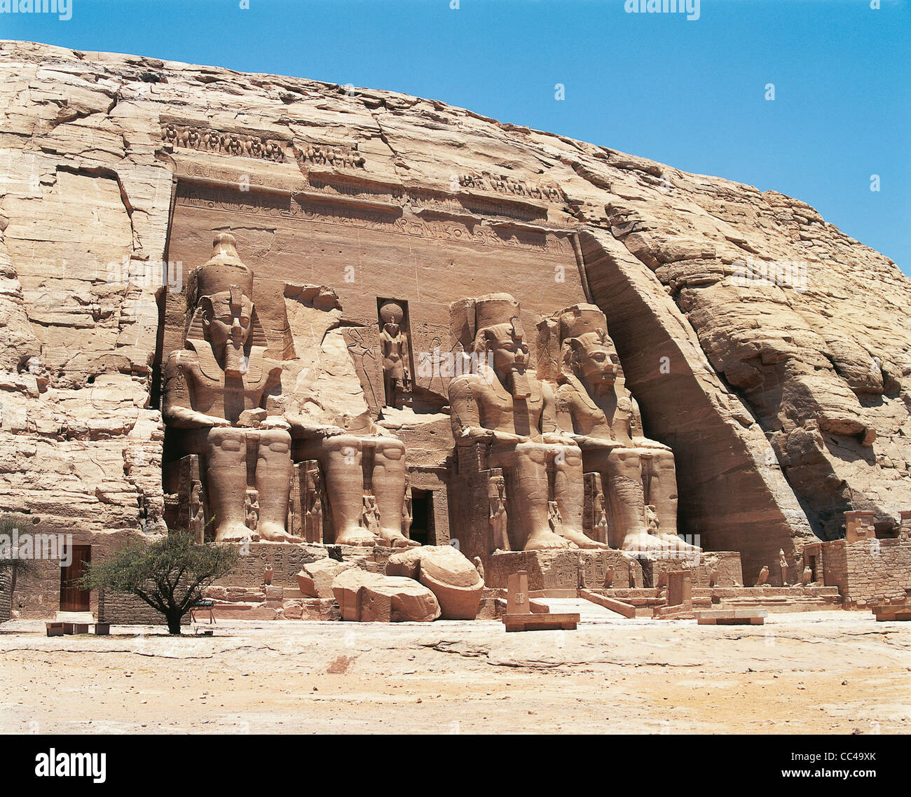 Egypt. Nubian Monuments At Abu Simbel (Unesco World Heritage List, 1979). Great Temple. Colossal