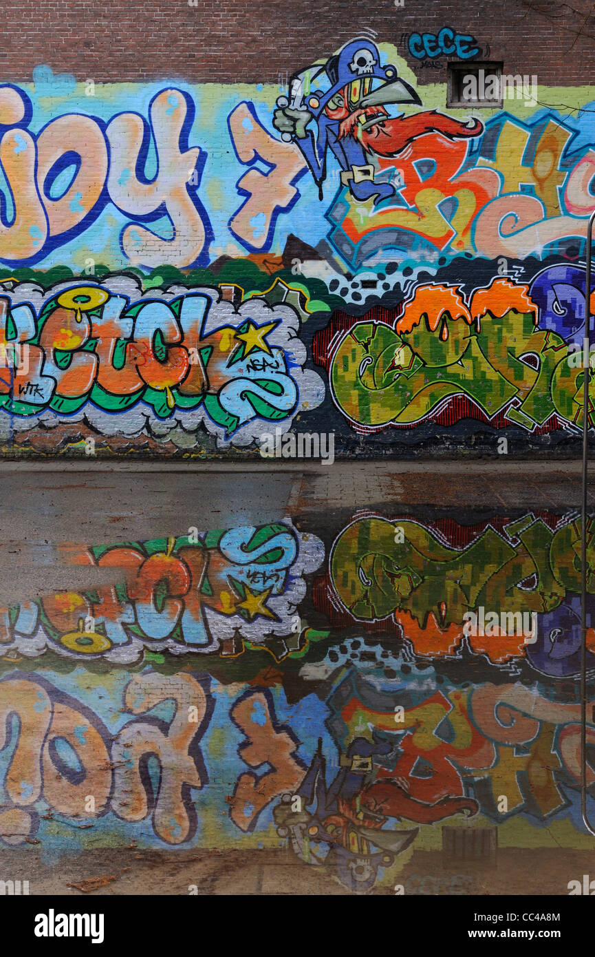 Graffiti Art - Street Art Stock Photo