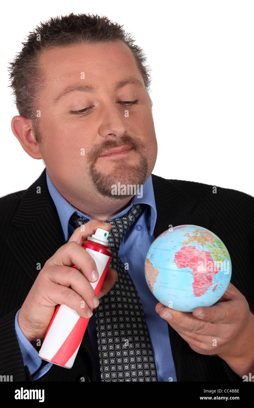 Aerosol spraying the world hi-res stock photography and images - Alamy
