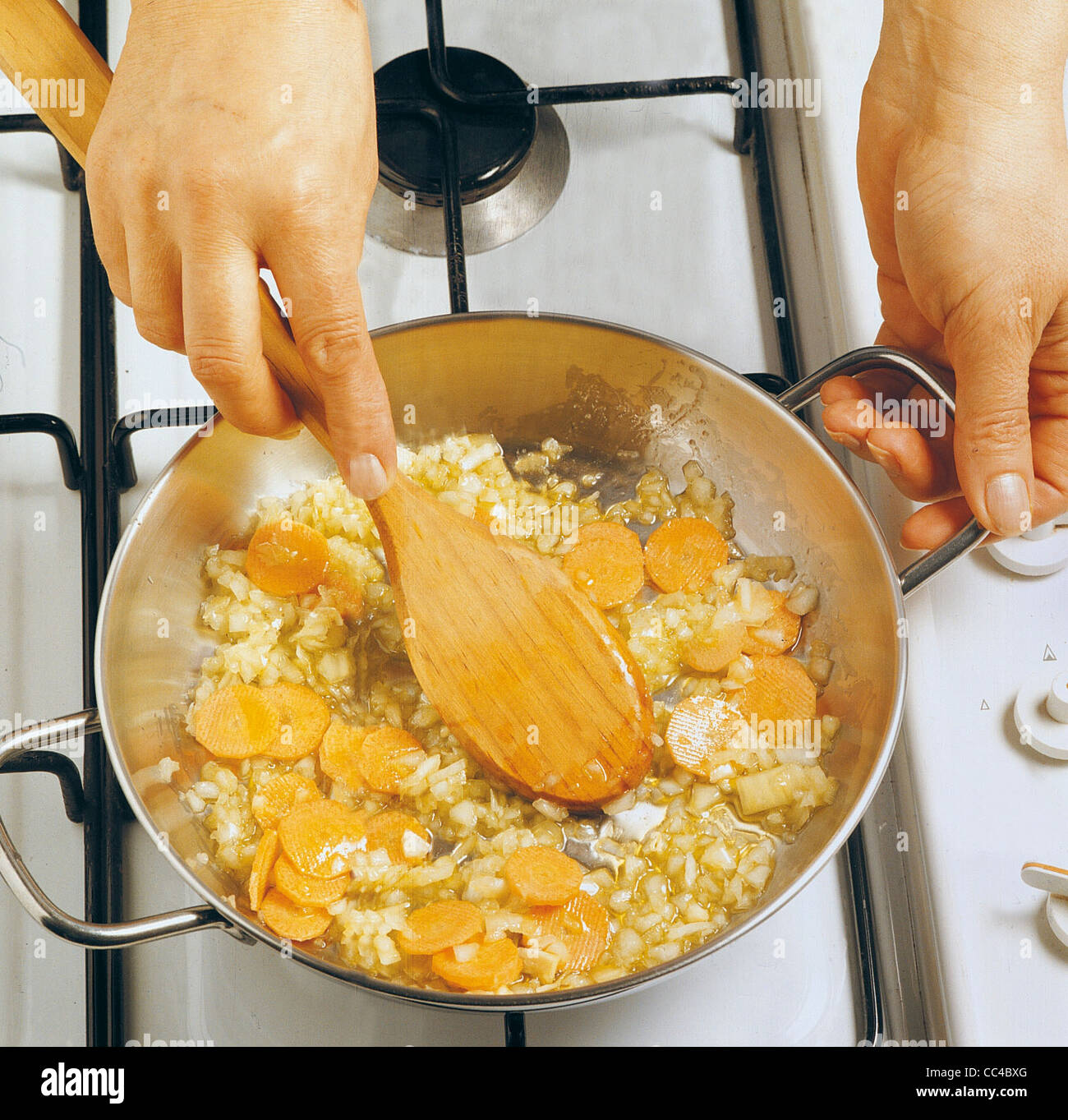 Kitchen: Angler In Tin 1 Stock Photo - Alamy