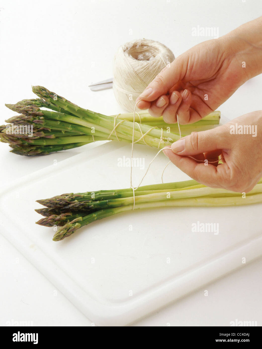 Kitchen: Asparagus With Cold Mayonnaise Sauce Chantilly (3 Stock Photo ...