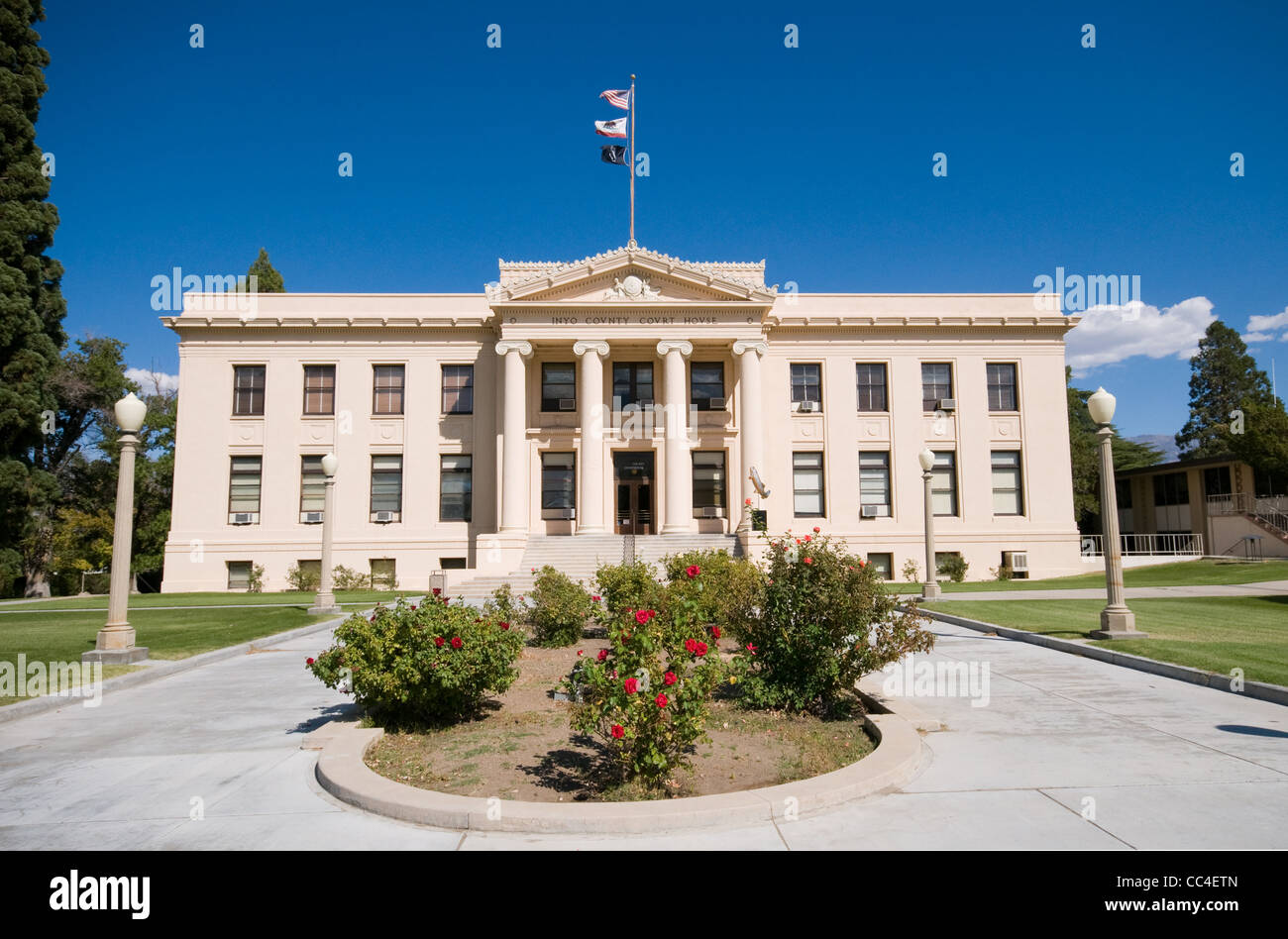 Inyo County Court House in Independence, California Stock Photo