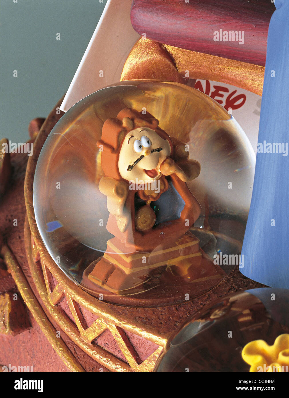 Collecting: Snowball Snowglobes Walt Disney Beauty And The Beast Special Stock Photo