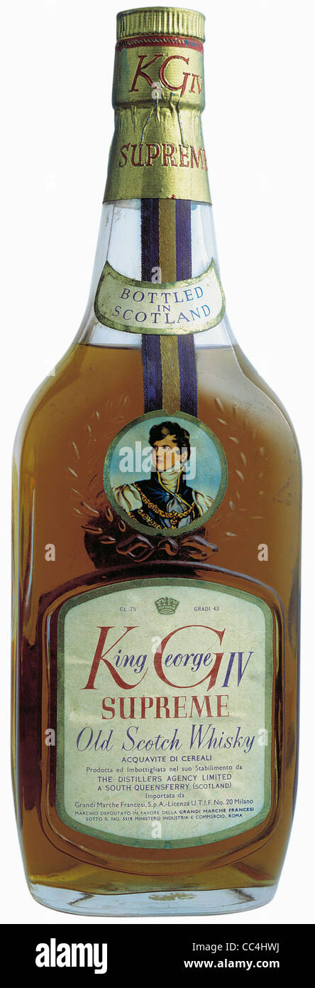 King george iv whisky hi-res stock photography and images - Alamy