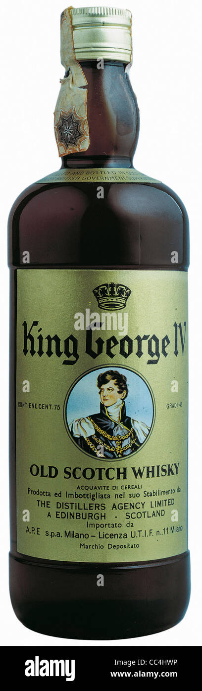 King george iv whisky hi-res stock photography and images