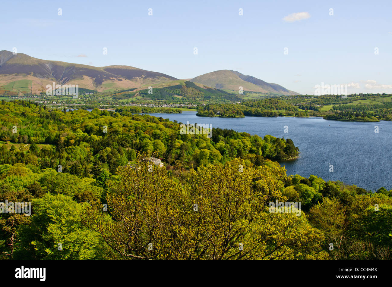 Views from Catbells, Alfred Wainwright's famous Walk 1958 ft ,of