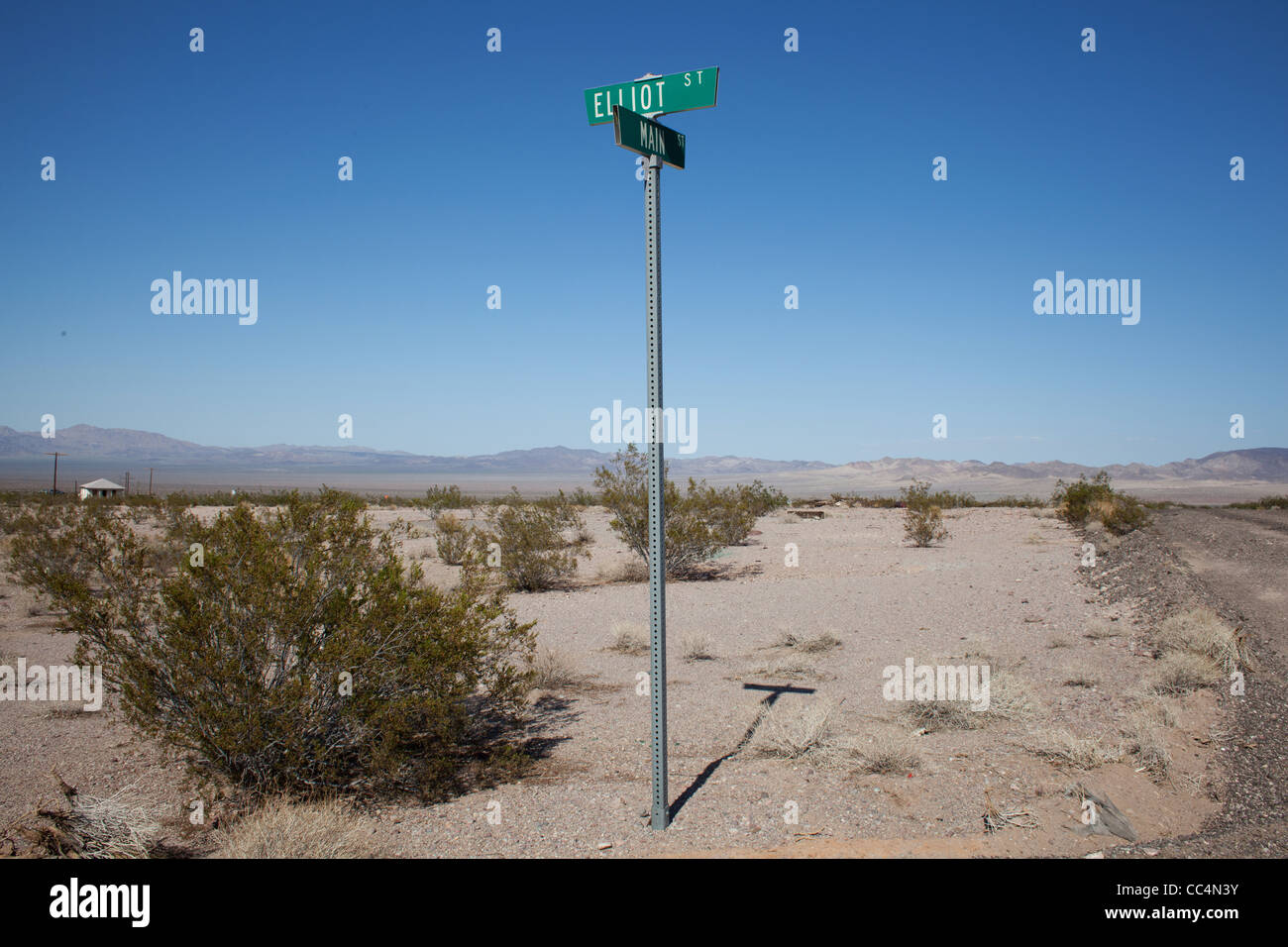 Ludlow Ghost Town, California Stock Photo Alamy