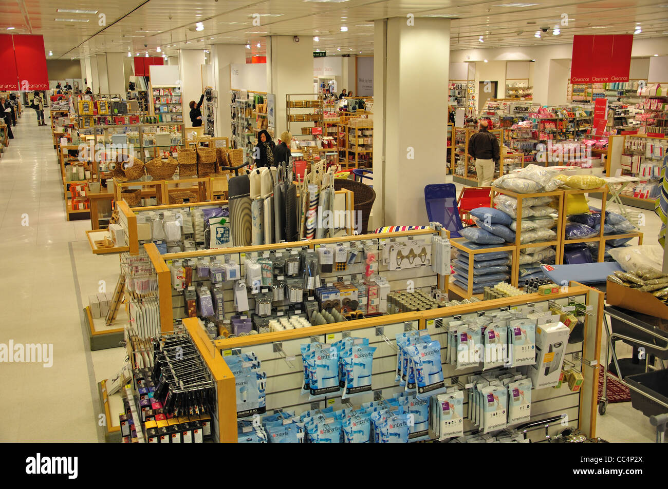 Interior of John Lewis Store, Eldon Square Shopping Centre, Newcastle upon Tyne, Tyne and Wear