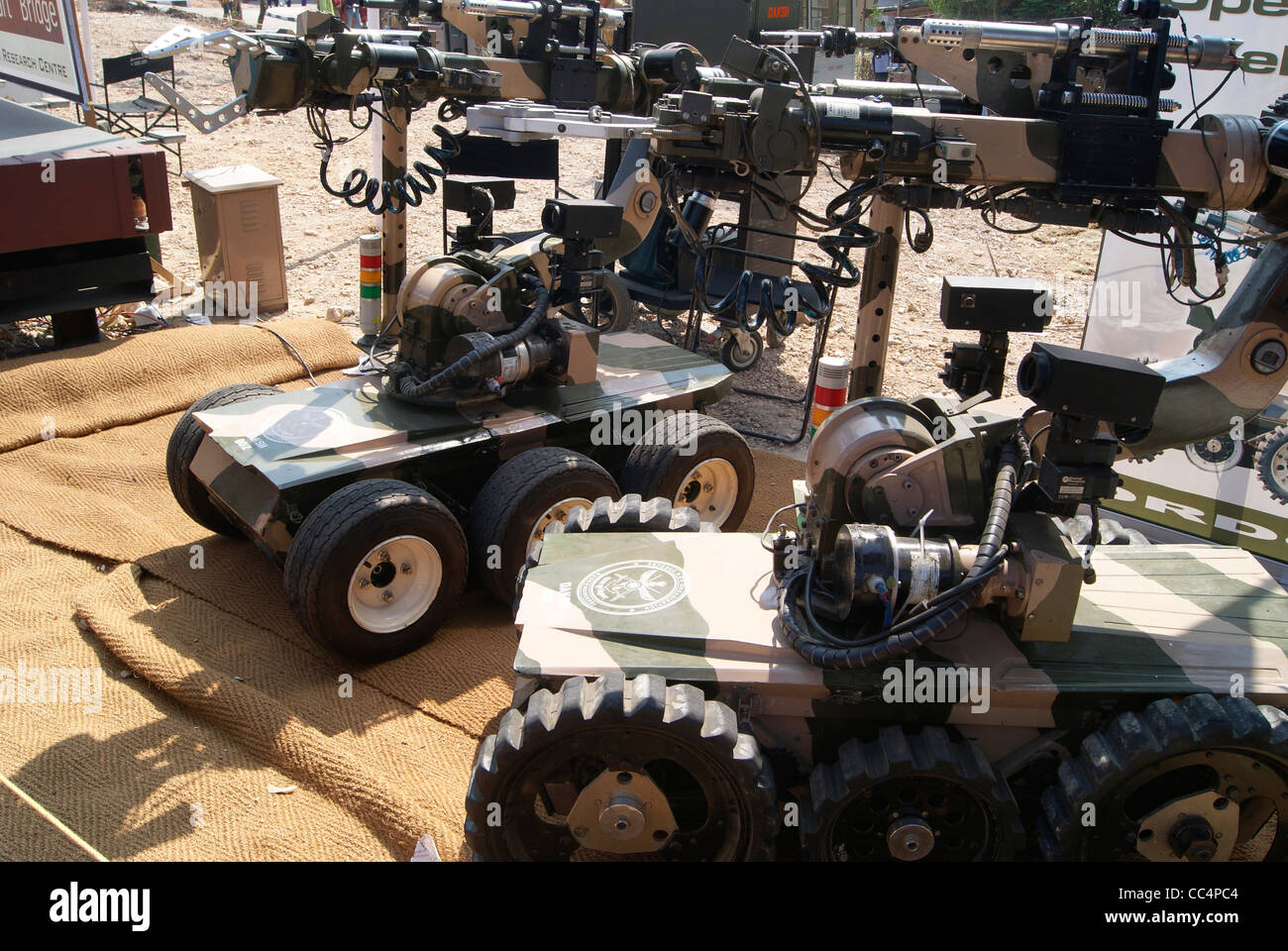 Remotely controlled Daksh Robots of Indian Army developed by Defence  Research and Development Organisation ( DRDO ) of India Stock Photo - Alamy