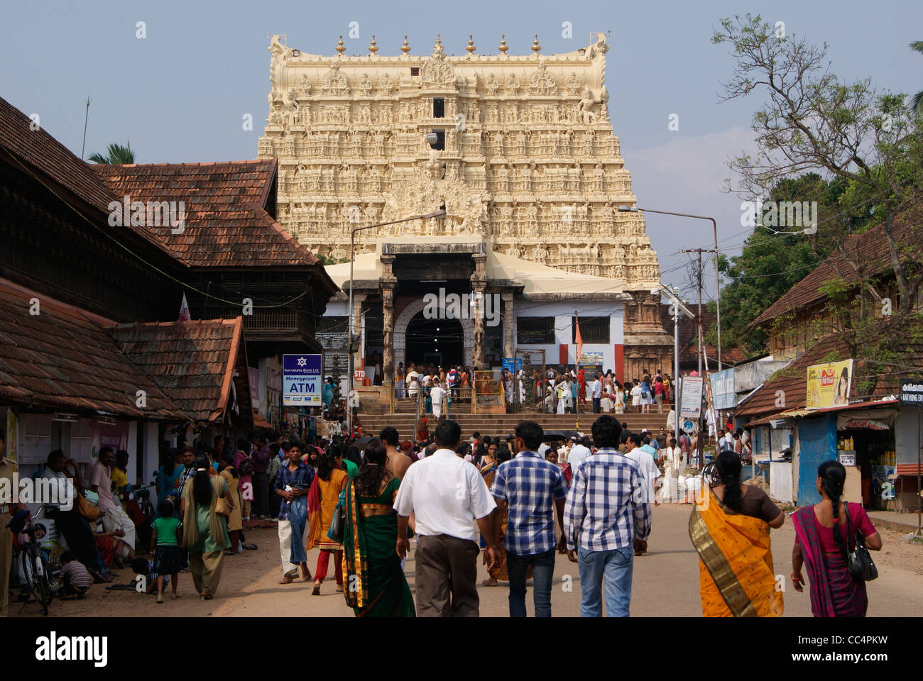 Sree Padmanabhaswamy Temple in Thiruvananthapuram (World's Richest Temple) Stock Photo