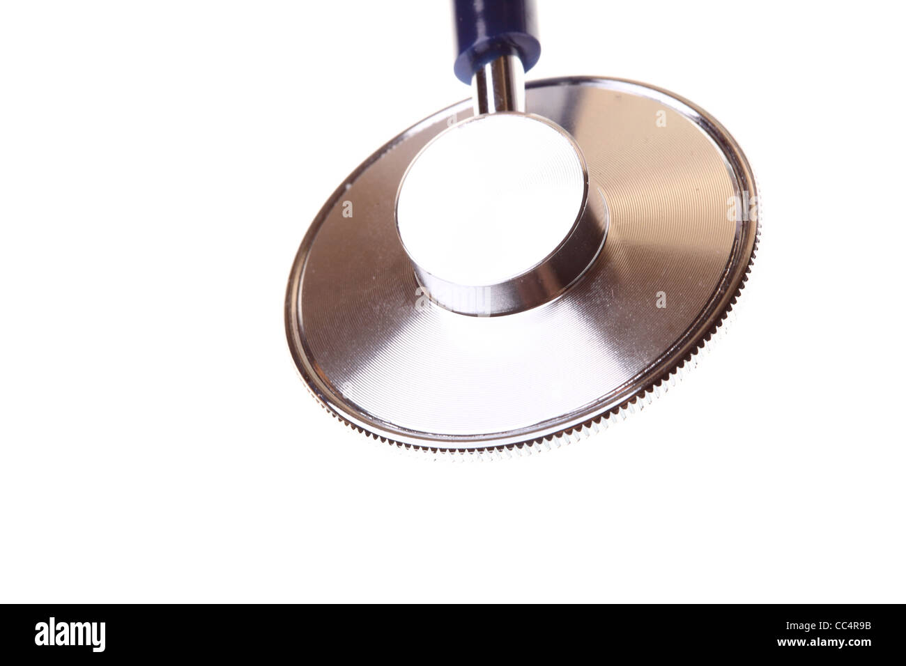 blue stethoscope isolated on white background Stock Photo - Alamy