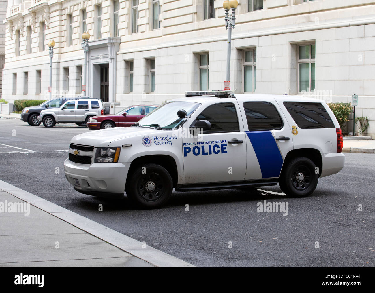 US Homeland Security Police car - Washington, DC USA Stock Photo