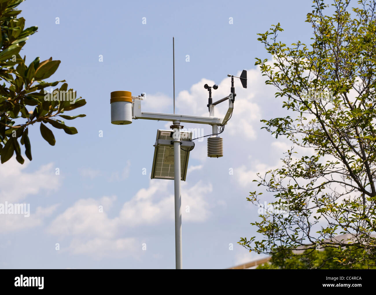 Weather monitoring station Stock Photo