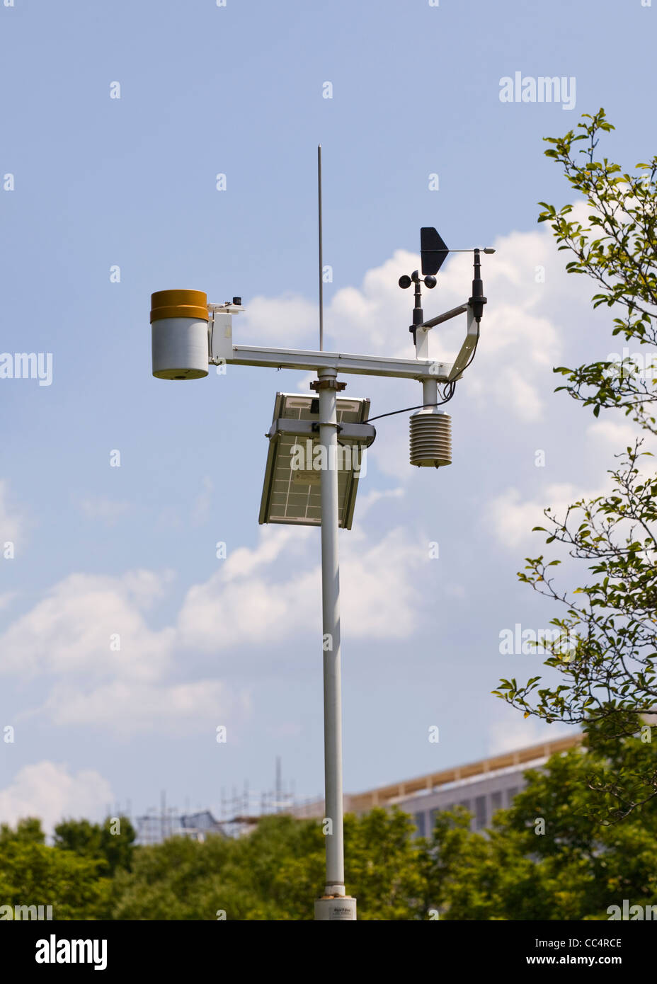 Weather monitoring station Stock Photo Alamy