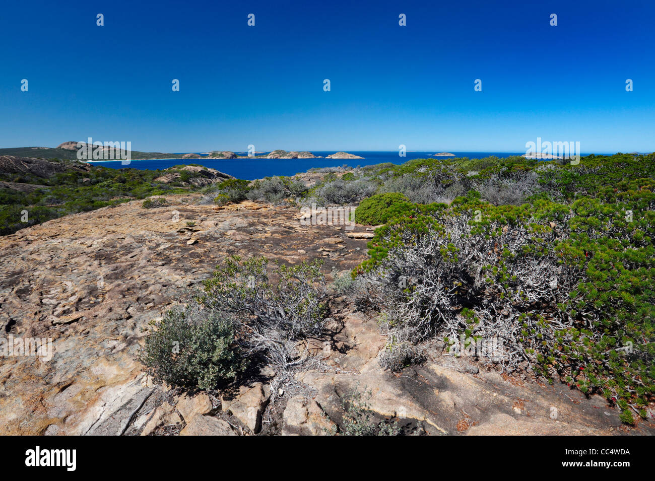 View of the Australian Bight near Lucky Bay, Cape Le Grand National Park, Western Australia, Australia Stock Photo