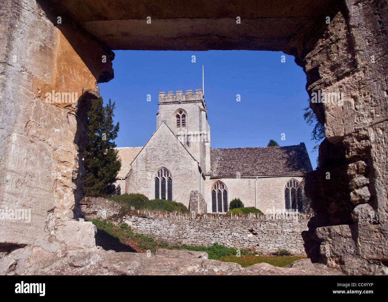 St Kenelms Church, Minster Lovell, Oxfordshire, England Stock Photo Alamy