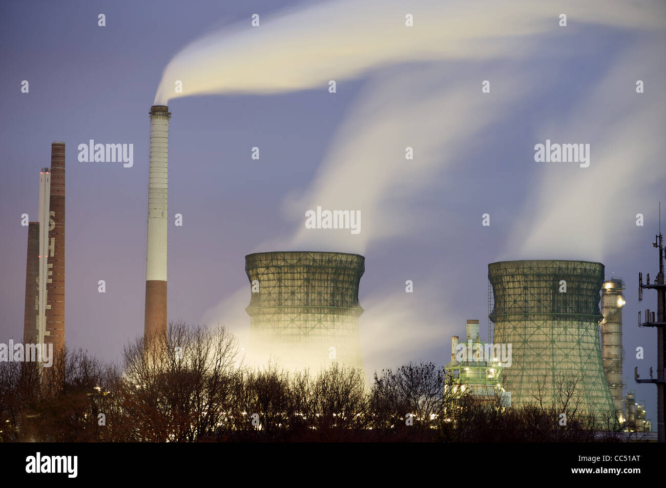 Shell rhineland oil refinery cologne hires stock photography and