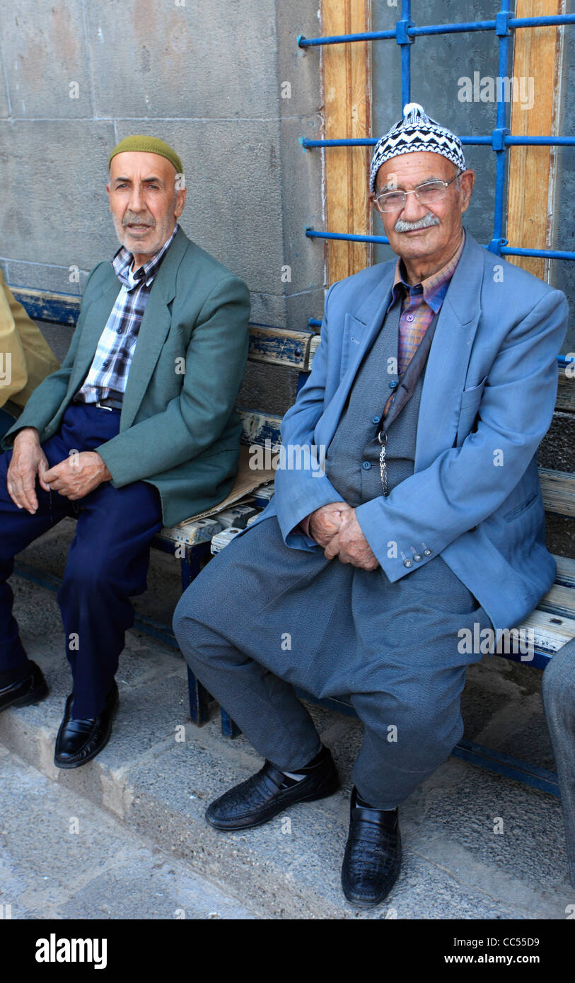 Turkey, Diyarbakir, old men Stock Photo - Alamy