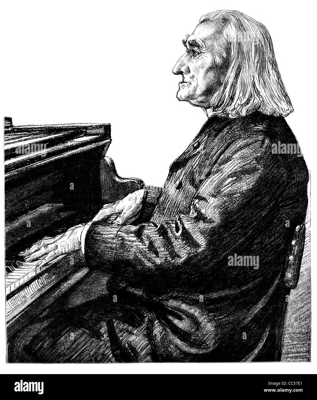 Franz Liszt Ferencz Ferenc 1811 1886 Hungarian composer pianist 