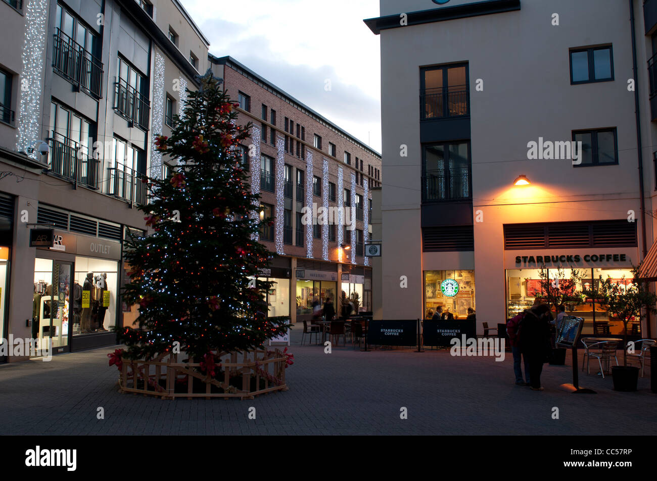 Regent Court at Christmas, Leamington Spa, England, UK Stock Photo Alamy