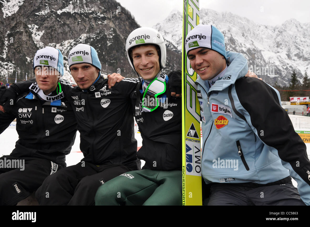 Slovenian ski jumping team hi-res stock photography and images - Alamy